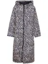 Sitting Suits "snow Leopard" Sittingsuit Original Print Raincoat In Multi