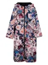 Sittingsuits "mist" Sittingsuit Original Print Raincoat In Multi