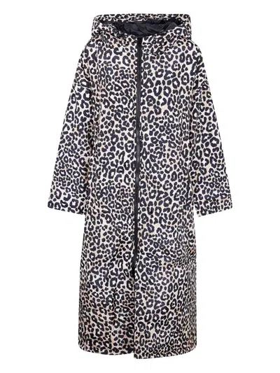 SITTINGSUITS "SNOW LEOPARD" SITTINGSUIT ORIGINAL PRINT RAINCOAT,901107300 UNIQUE