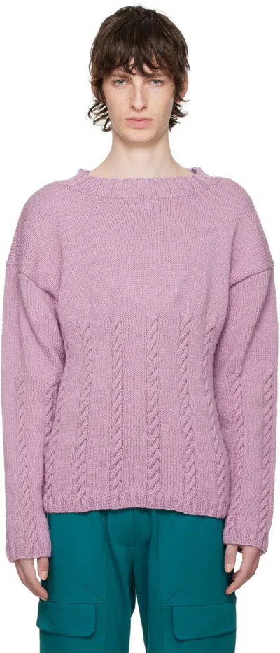 Situationist Purple Crewneck Sweater
