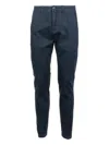 Siviglia Belt Loops-detail Trousers In Blue