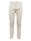 Siviglia Belt Loops-detail Trousers In Gray
