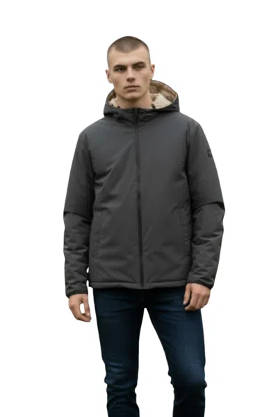 Siviglia Double-face Down Jacket In Black