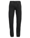Siviglia Man Jeans Black Size 33 Cotton, Elastane