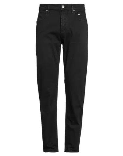 Siviglia Man Jeans Black Size 36 Organic Cotton, Elastane