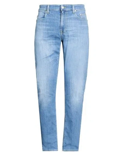 Siviglia Man Jeans Blue Size 29 Cotton, Elastane