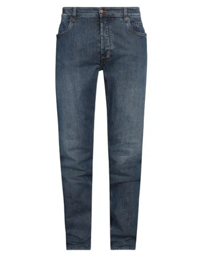 Siviglia Man Jeans Blue Size 30 Cotton, Elastane