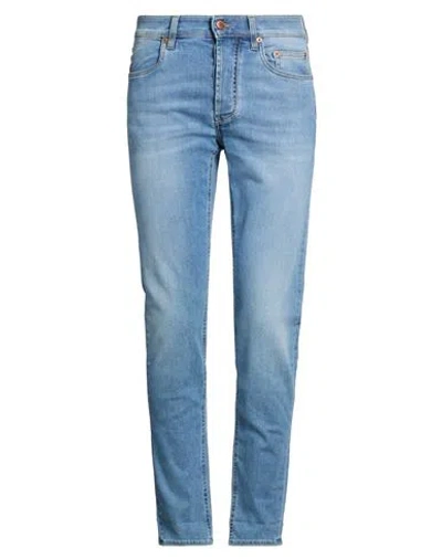 Siviglia Man Jeans Blue Size 30 Cotton, Elastomultiester, Elastane