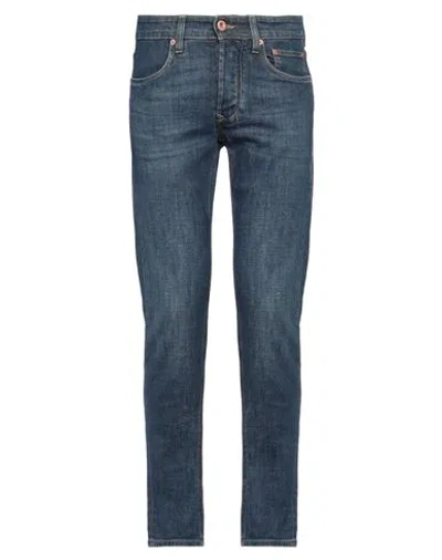 Siviglia Man Jeans Blue Size 32 Cotton, Elastane