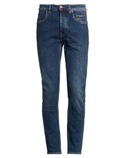 Siviglia Man Jeans Blue Size 32 Cotton, Elastane