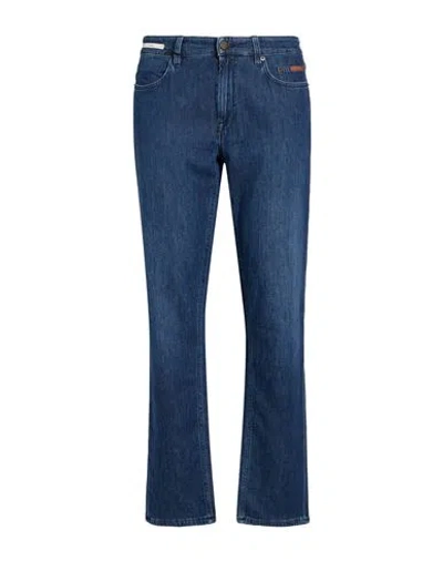 Siviglia Man Jeans Blue Size 33 Cotton, Cashmere, Elastane