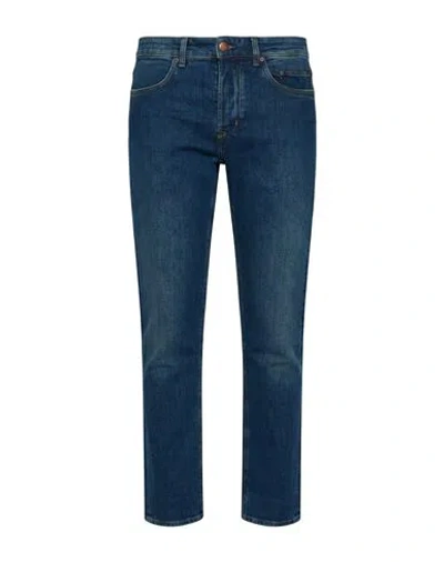 Siviglia Man Jeans Blue Size 33 Cotton, Elastane