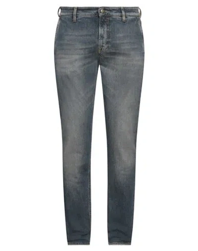 Siviglia Man Jeans Blue Size 34 Cotton, Elastane