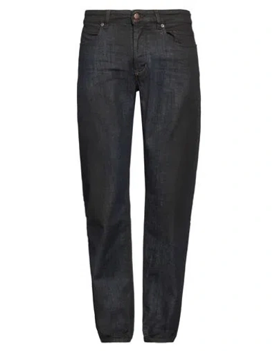 Siviglia Man Jeans Blue Size 34 Cotton, Elastane