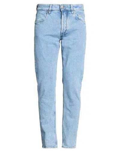 Siviglia Man Jeans Blue Size 34 Cotton, Elastane