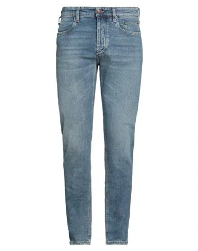 Siviglia Man Jeans Blue Size 35 Cotton, Elastane