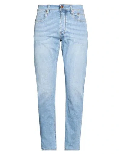 Siviglia Man Jeans Blue Size 35 Cotton, Elastane