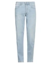 Siviglia Man Jeans Blue Size 35 Cotton, Elastomultiester, Elastane In Blue