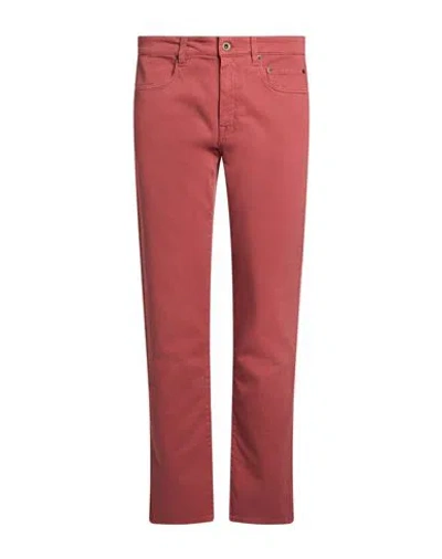 Siviglia Man Jeans Magenta Size 32 Cotton, Elastane In Purple