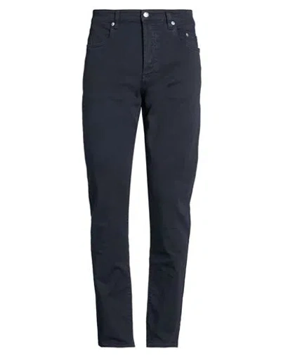 Siviglia Man Jeans Navy Size 35 Cotton, Elastane In Blue