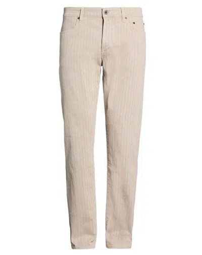 Siviglia Man Pants Beige Size 32 Cotton, Elastane In Pink