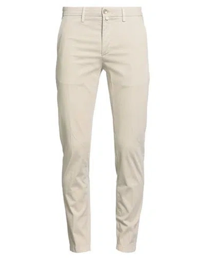 Siviglia Man Pants Beige Size 33 Cotton, Elastane