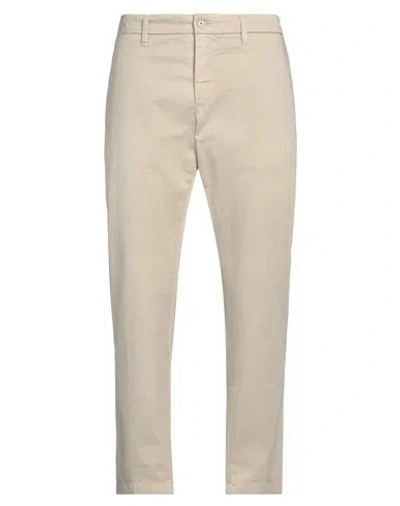 Siviglia Man Pants Beige Size 33 Cotton, Elastane