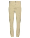 Siviglia Man Pants Beige Size 35 Cotton, Elastane In Sand