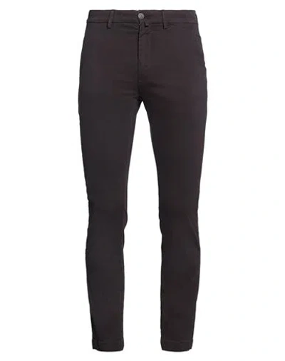 Siviglia Man Pants Black Size 30 Cotton, Elastane In Multi