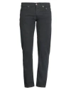 Siviglia Man Pants Black Size 33 Cotton, Elastane In Black
