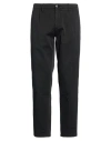 Siviglia Man Pants Black Size 33 Cotton, Elastane In Black
