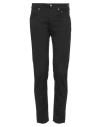 Siviglia Man Pants Black Size 33 Cotton, Elastane In Black