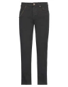 Siviglia Man Pants Black Size 33 Cotton, Elastane In Black