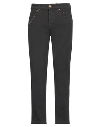 Siviglia Man Pants Black Size 33 Cotton, Elastane
