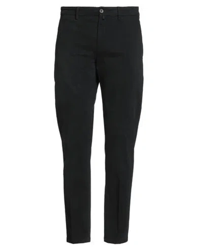 Siviglia Man Pants Black Size 34 Modal, Cotton, Elastane