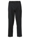 Siviglia Man Pants Black Size 34 Polyester, Virgin Wool, Elastane In Black