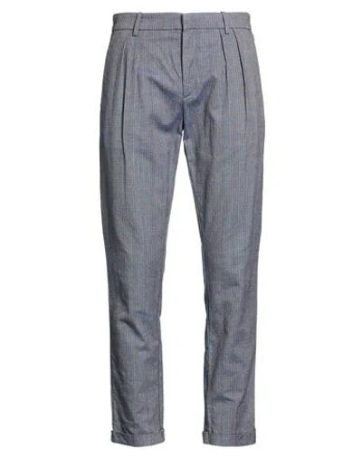 Siviglia Man Pants Blue Size 32 Cotton, Viscose, Wool, Elastane In Gray