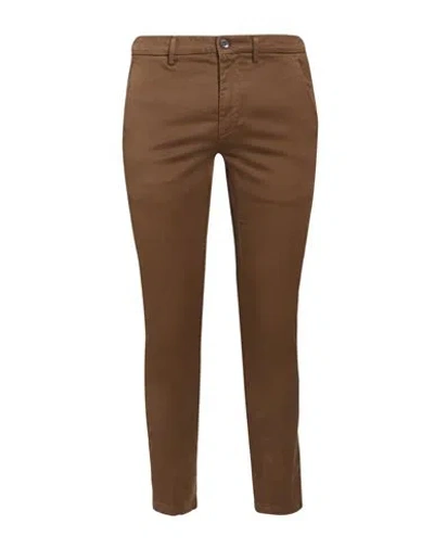 Siviglia Man Pants Brown Size 30 Cotton, Elastane