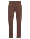 Siviglia Man Pants Brown Size 33 Modal, Cotton, Elastane