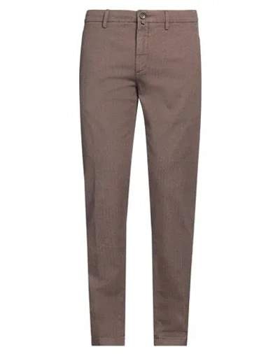 SIVIGLIA SIVIGLIA MAN PANTS BROWN SIZE 30 COTTON, POLYESTER, ELASTANE