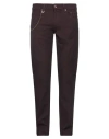 Siviglia Man Pants Burgundy Size 35 Cotton, Polyethylene, Elastane In Red