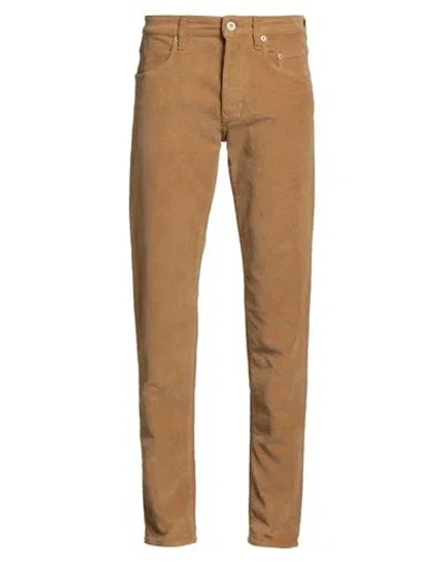 SIVIGLIA SIVIGLIA MAN PANTS CAMEL SIZE 30 COTTON, ELASTANE