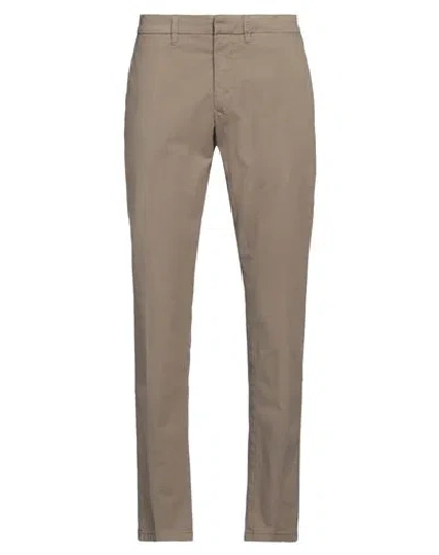 Siviglia Man Pants Camel Size 31 Cotton, Elastane In Beige