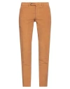 Siviglia Man Pants Camel Size 32 Cotton, Elastane In Beige