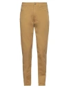 Siviglia Man Pants Camel Size 33 Cotton, Elastane In Beige