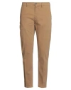 Siviglia Man Pants Camel Size 34 Modal, Cotton, Elastane