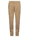 Siviglia Man Pants Camel Size 35 Cotton, Elastane In Beige