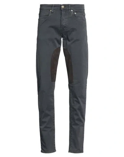Siviglia Man Pants Charcoal Size 29 Cotton, Elastane In Gray