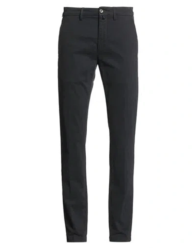 Siviglia Man Pants Charcoal Size 30 Modal, Cotton, Elastane In Gray