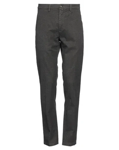 Siviglia Man Pants Charcoal Size 35 Cotton, Polyester, Elastane In Gray